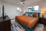 Master with king bed and TV